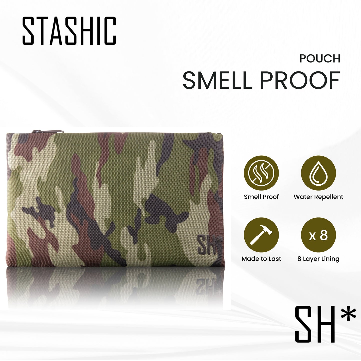 Smell Proof Pouch - Camo