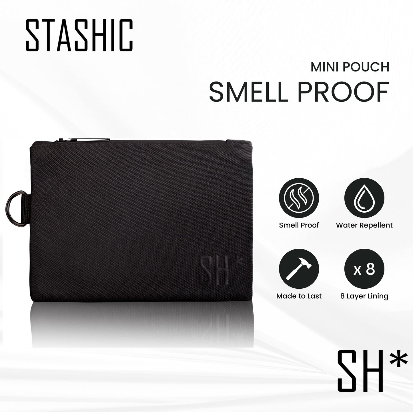 Smell Proof Mini Pouch - Zip