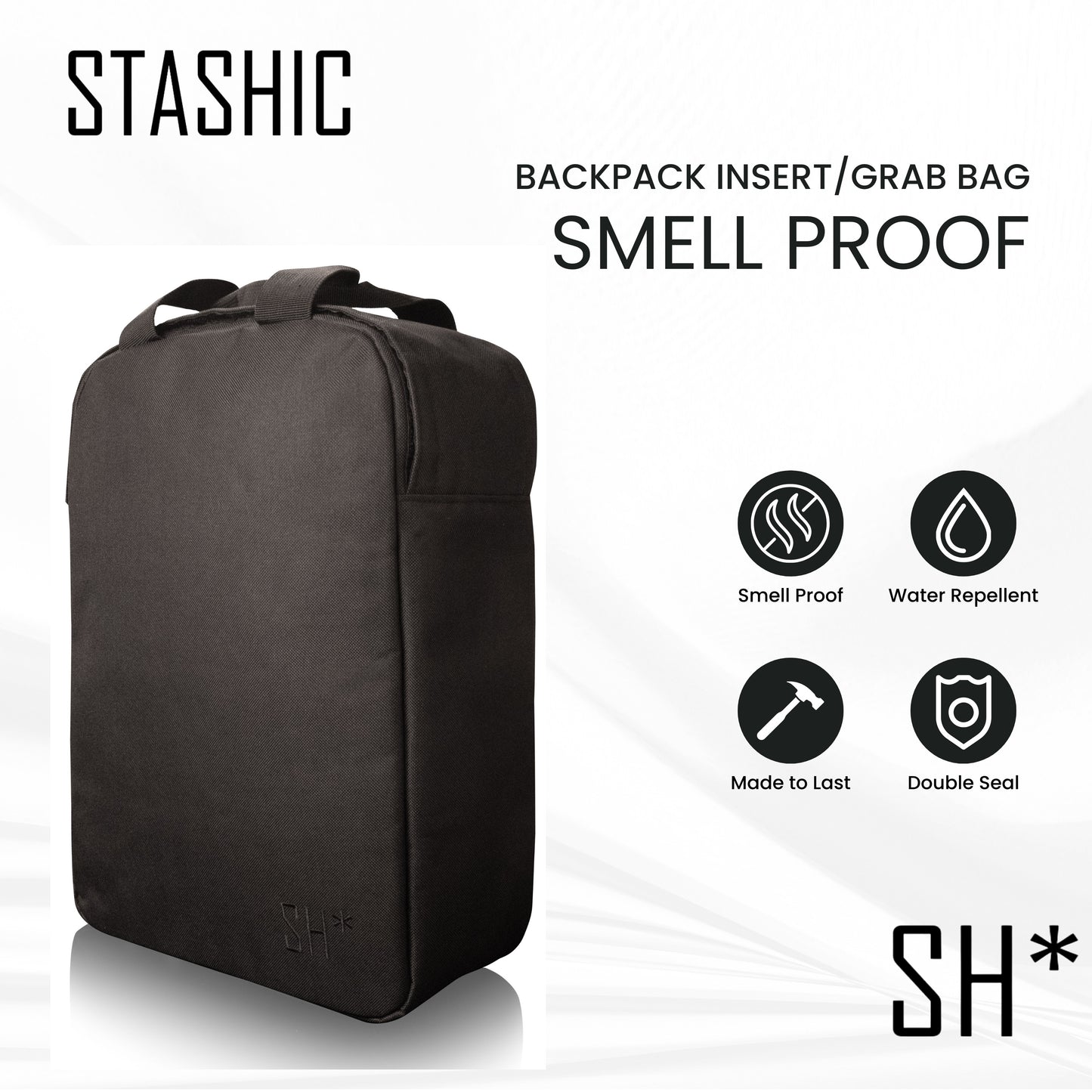 Smell Proof Grab Bag / Backpack Insert