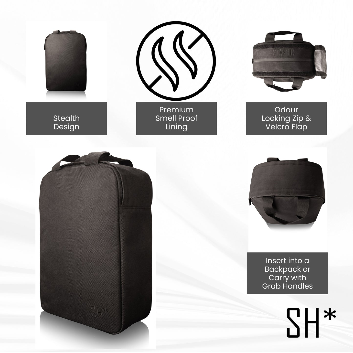 Smell Proof Grab Bag / Backpack Insert