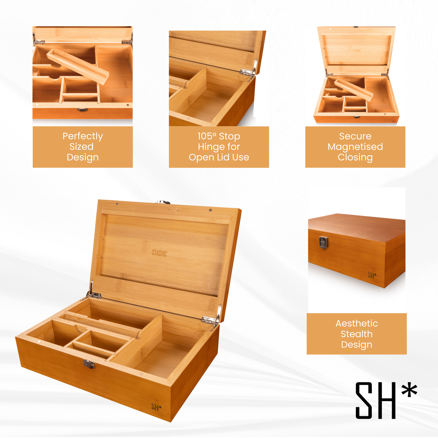 Bamboo Rolling Box