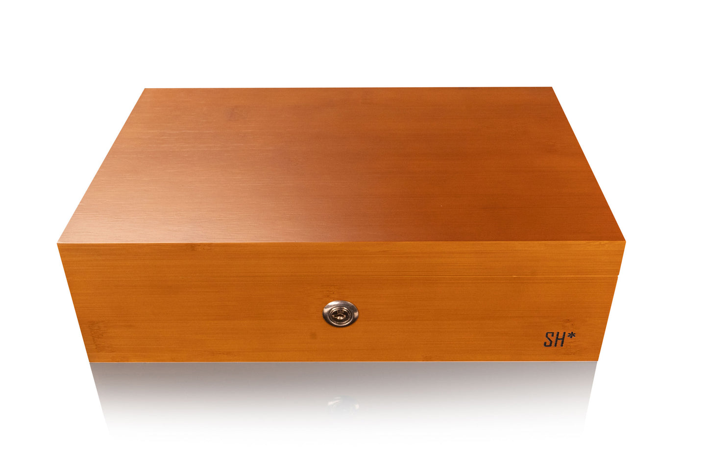 Bamboo Rolling Box - Lockable