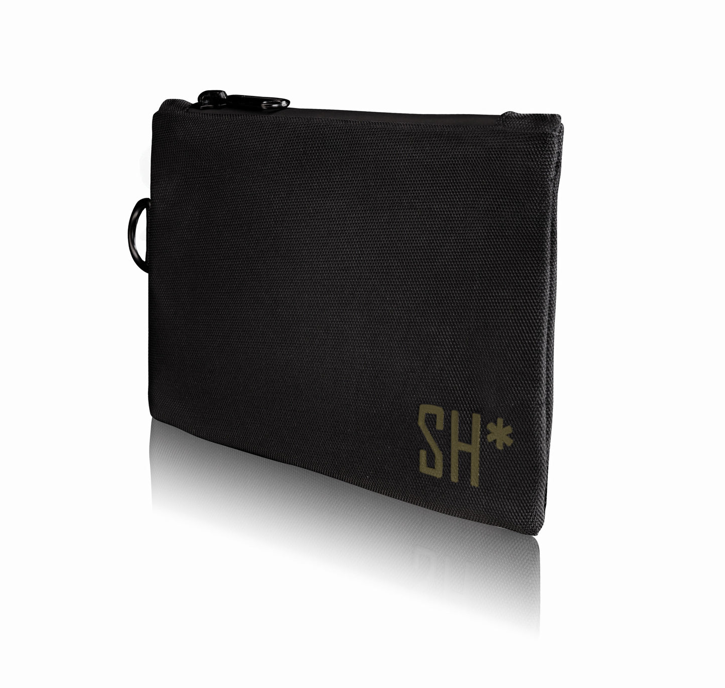 Smell Proof Mini Pouch - Zip - Green Logo