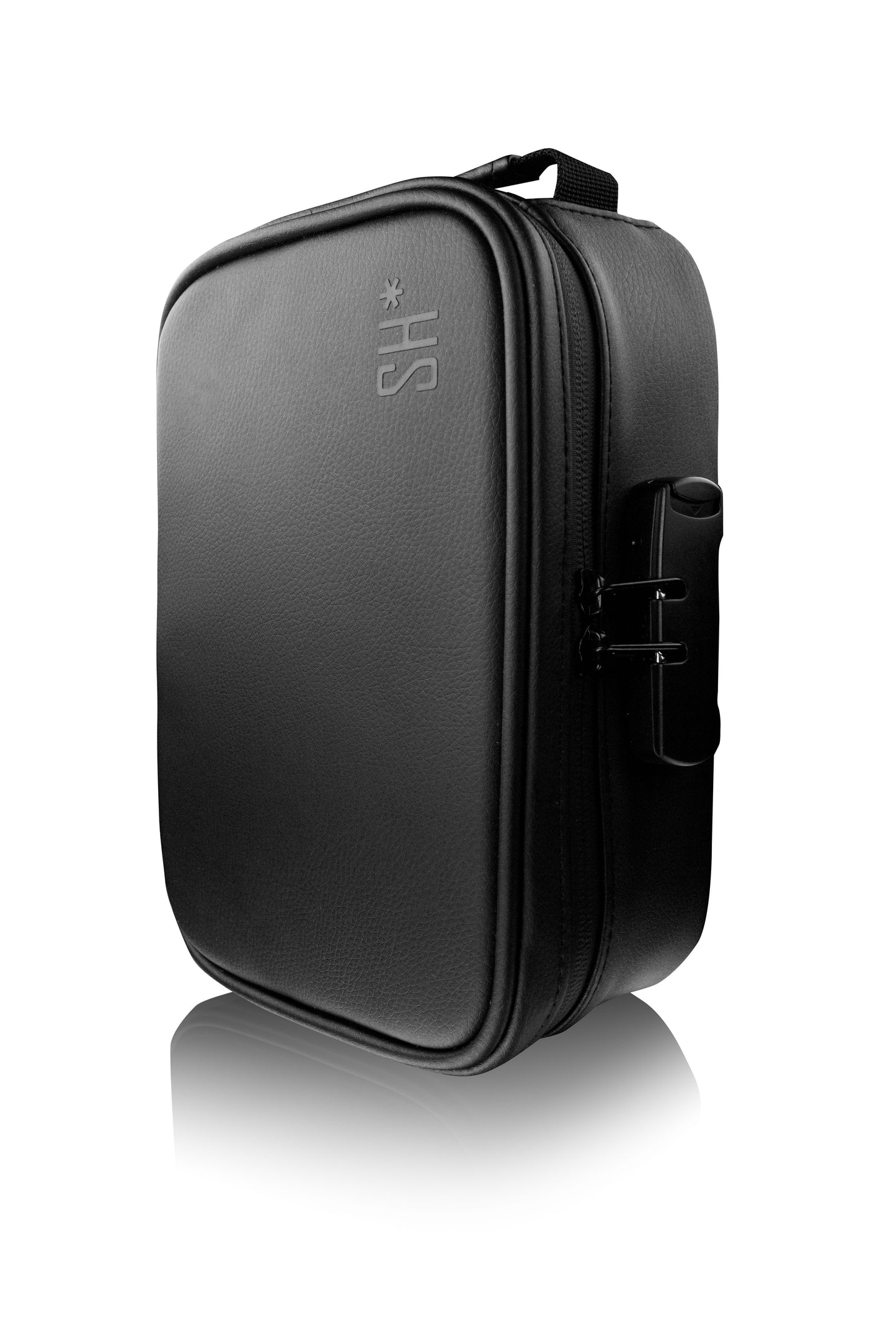 Vegan Leather Smell Proof Lockable Case