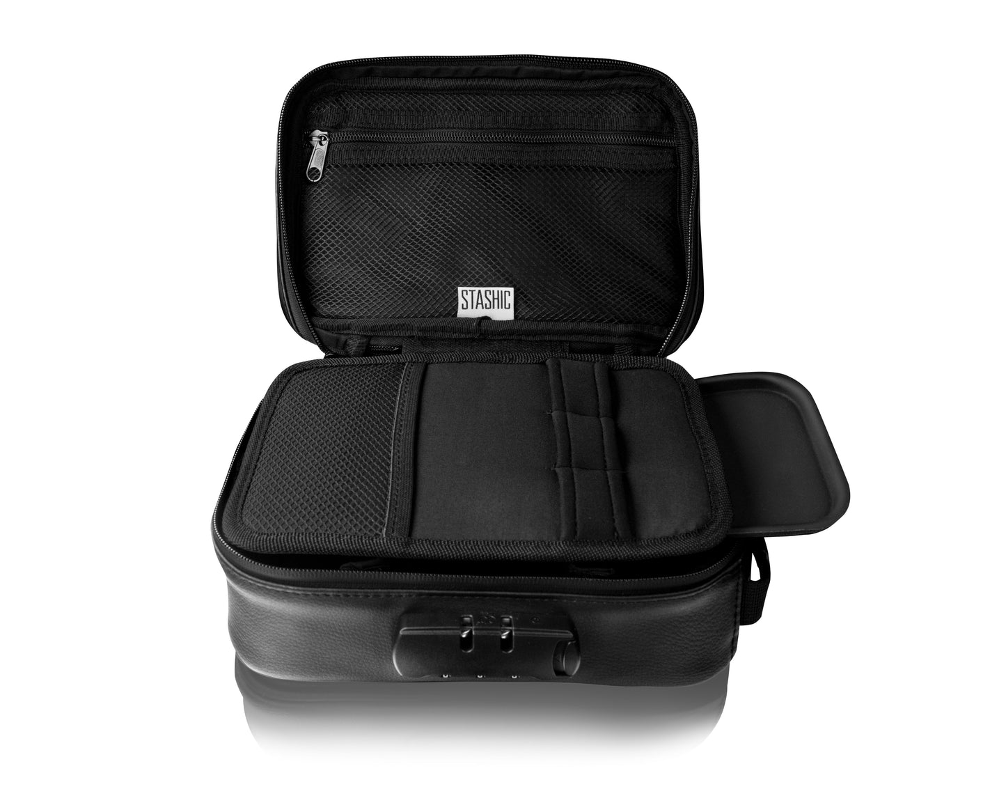 Vegan Leather Smell Proof Lockable Case