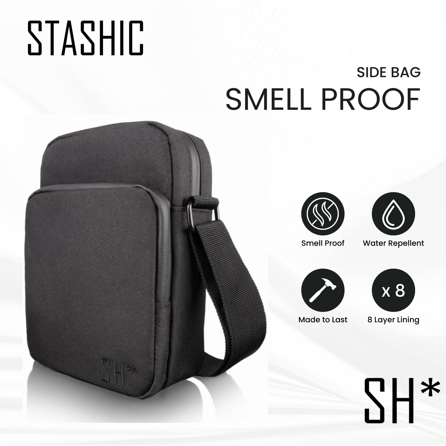 Smell Proof Side Bag