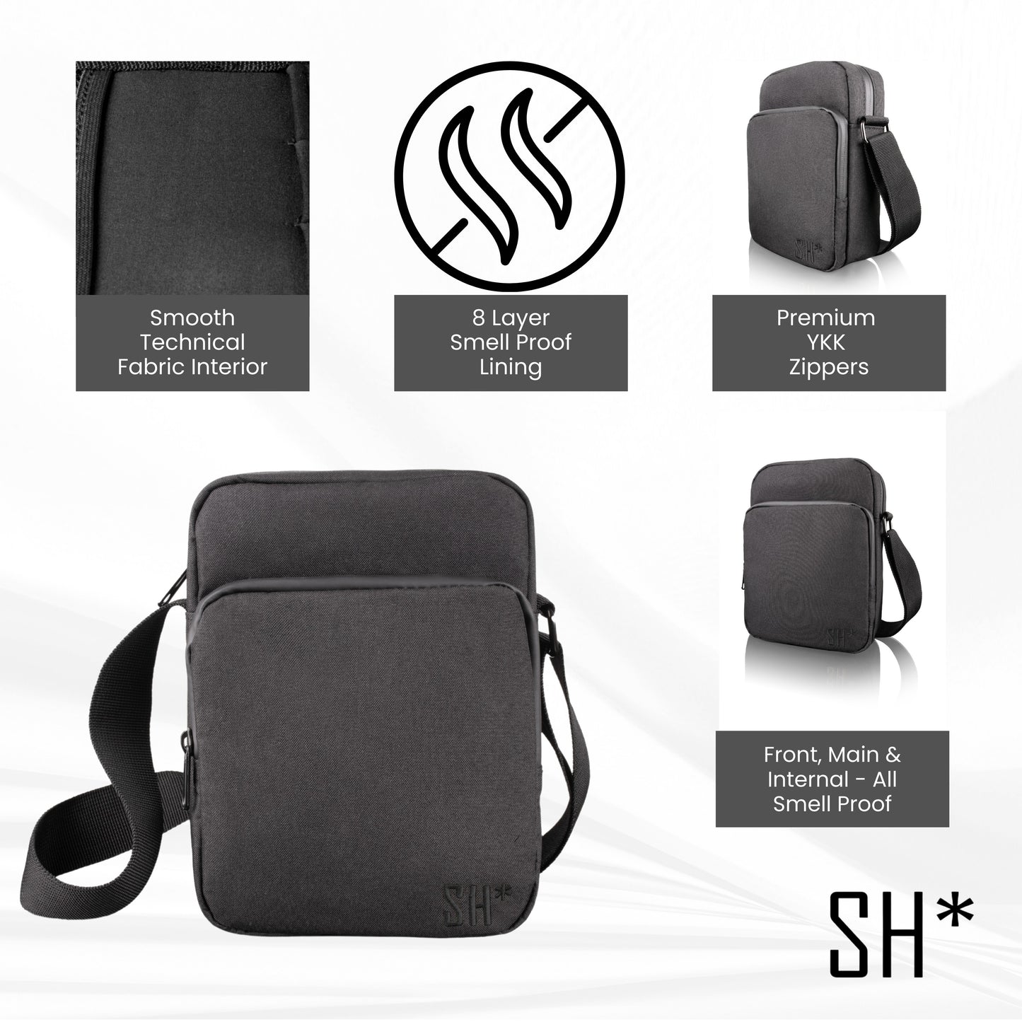 Smell Proof Side Bag