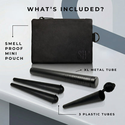 Smell Proof Mini Pouch + Tubes