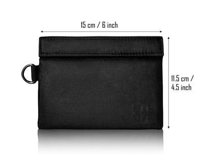 Smell Proof Mini Pouch - Double velcro + Tubes
