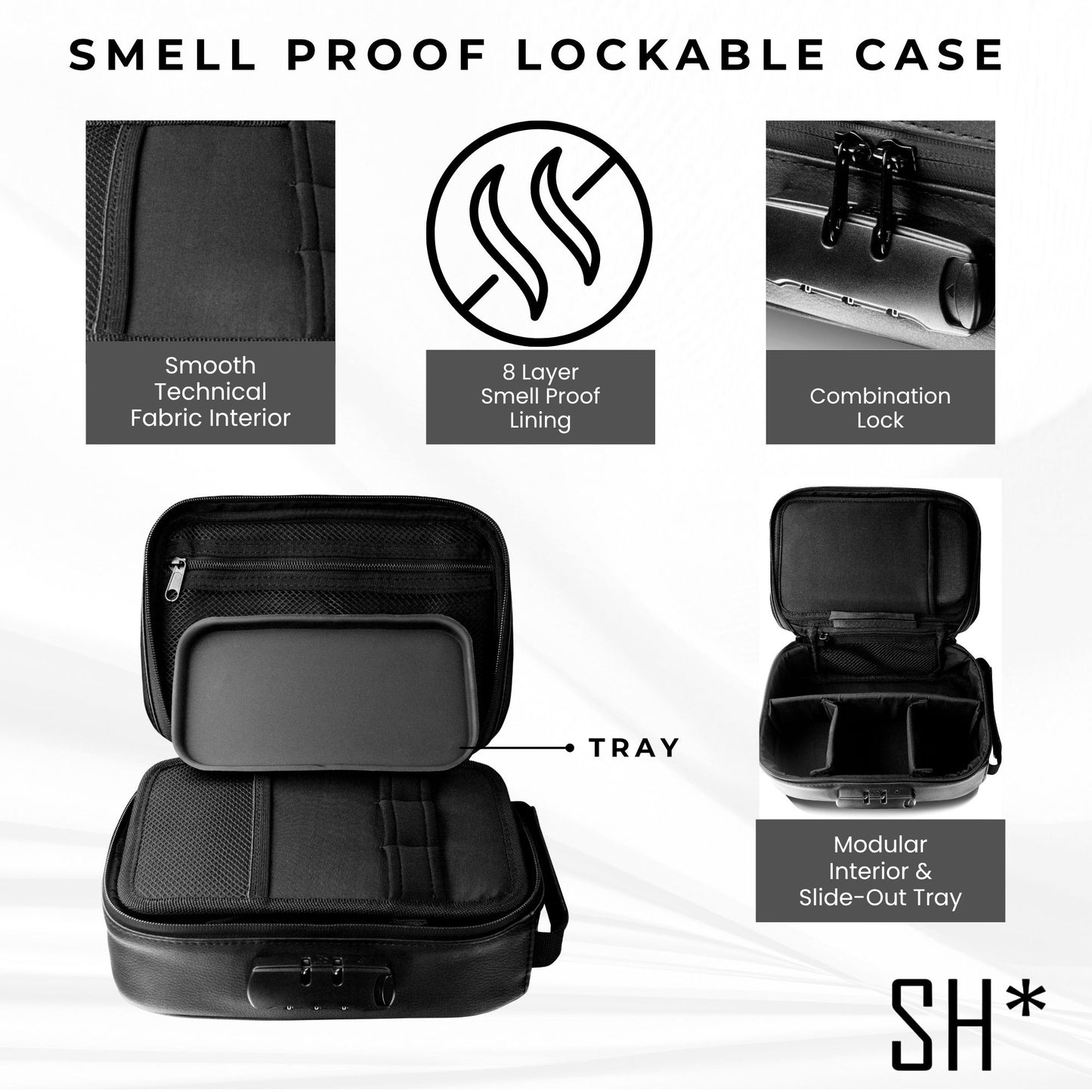 Elite Smell Proof Bag - Lockable Case