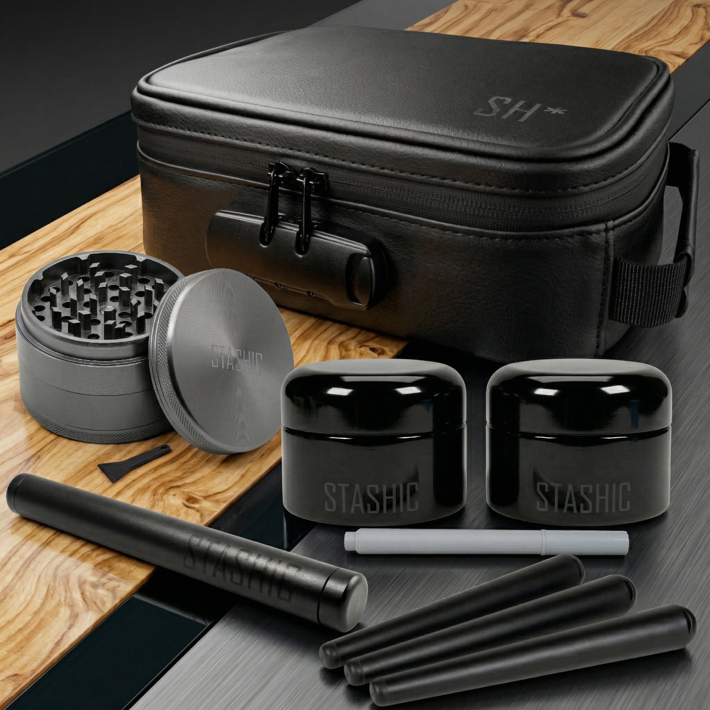 Elite Smell Proof Bag Bundle - Lockable Case - Ultimate Kit
