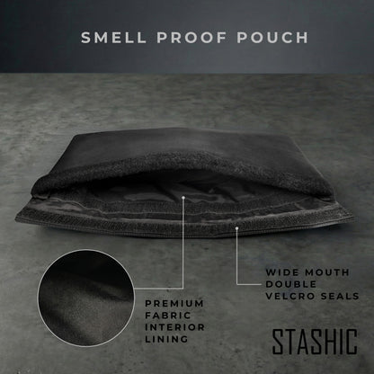 Smell Proof Pouch - Double velcro + Tubes