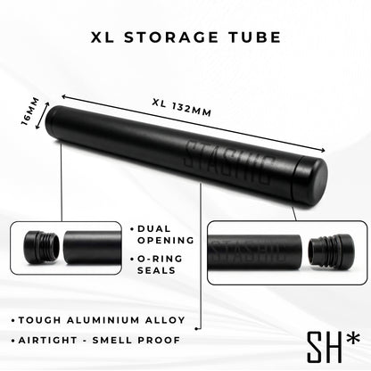 Smell Proof Pouch - Double velcro + Tubes