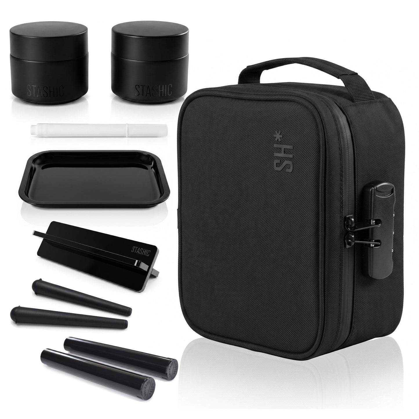 Essential Smell Proof Bag Bundle - Lockable Case Kit
