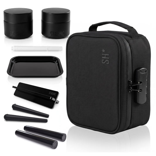 Essential Smell Proof Bag Bundle - Lockable Case Kit