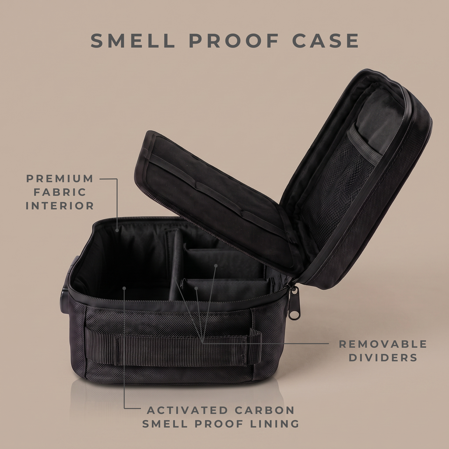 Essential Smell Proof Bag Bundle - Lockable Case Kit