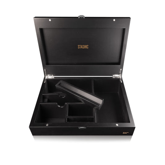 Bamboo Rolling Box - Black