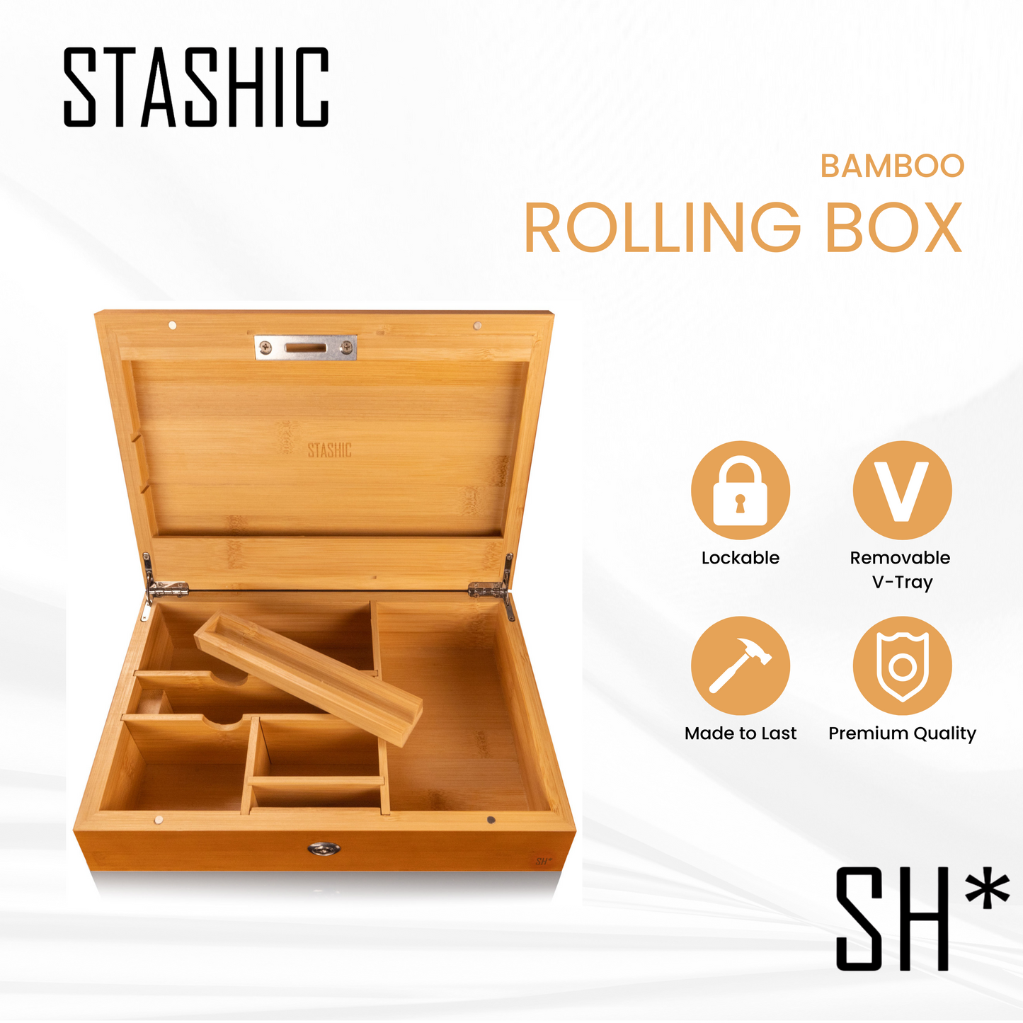 Bamboo Rolling Box