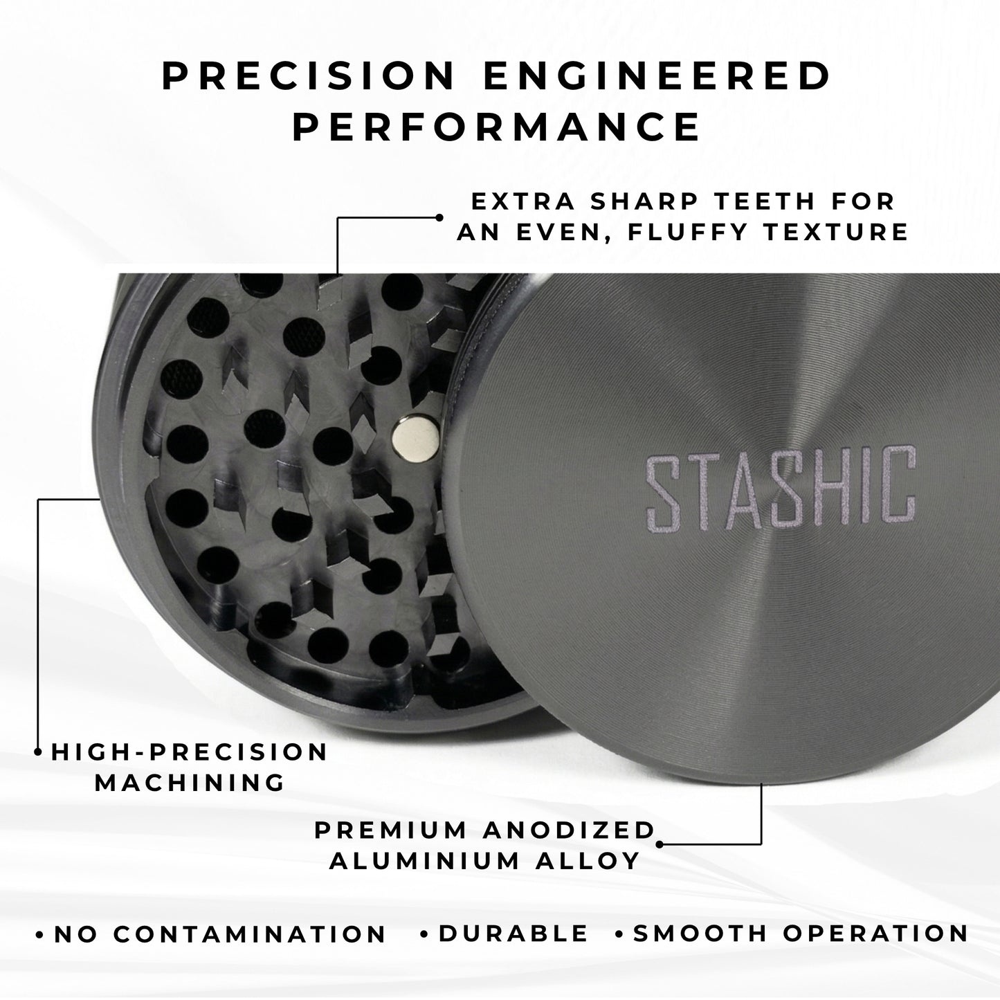 63mm 4 Part Grinder
