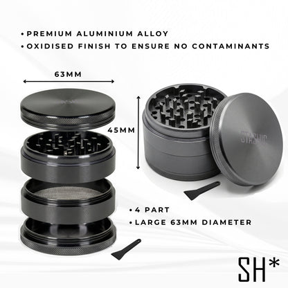 63mm 4 Part Grinder