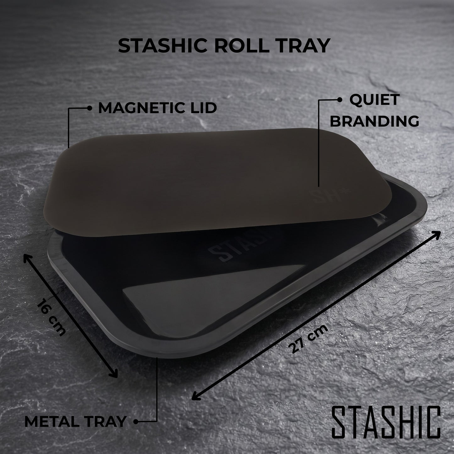 Roll Tray Kit - Magnetic Lid, X Tray & Tubes