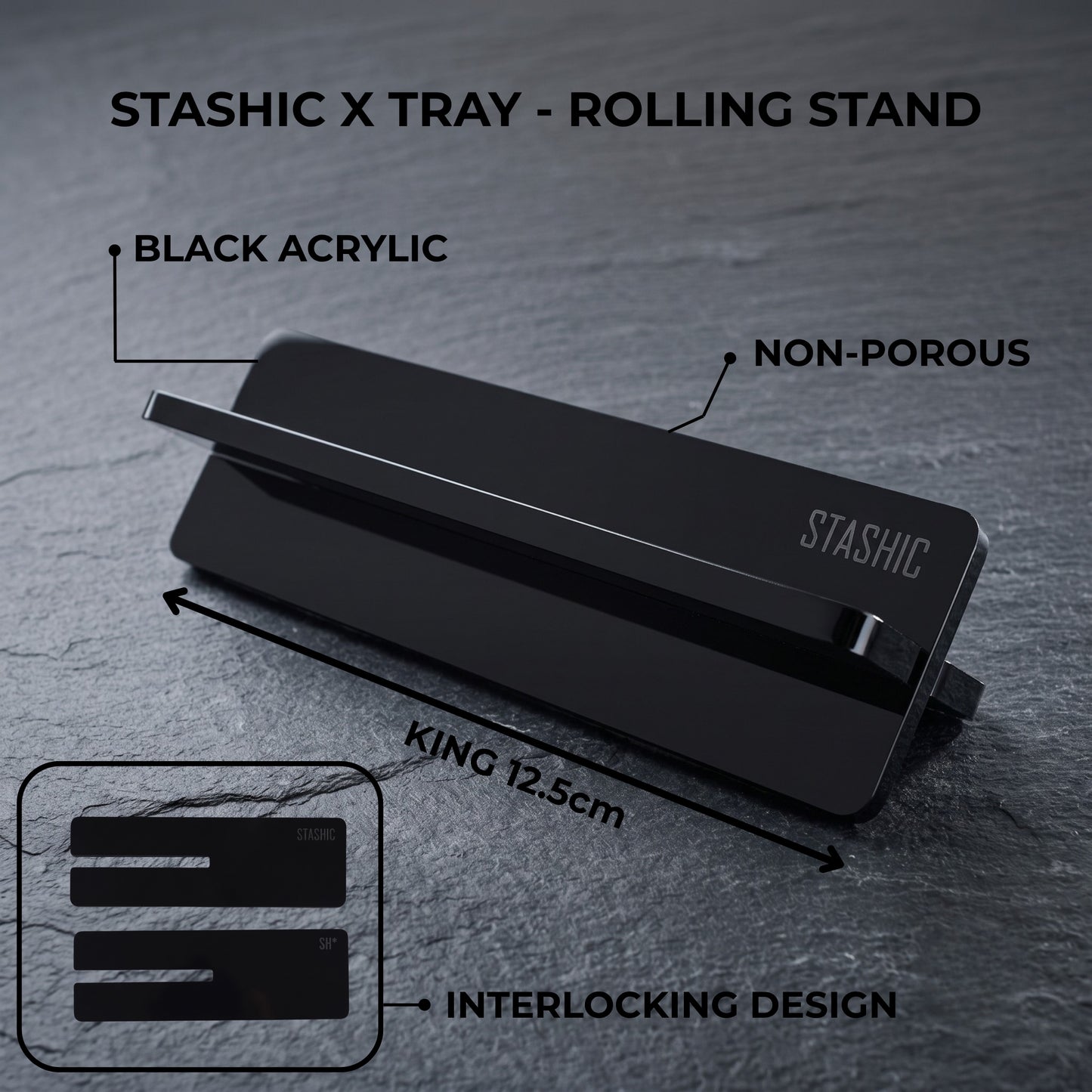 Roll Tray Kit - Magnetic Lid, X Tray & Tubes