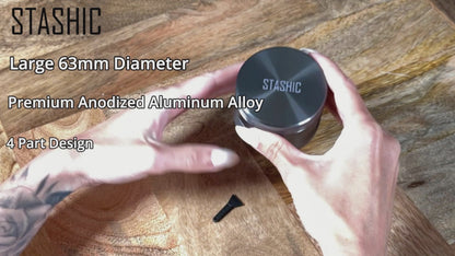 63mm 4 Part Aluminium Grinder